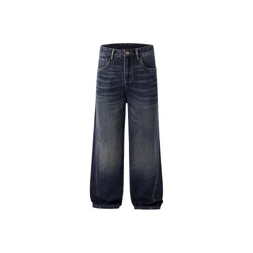 KM Jeans Unisex Blue Purple