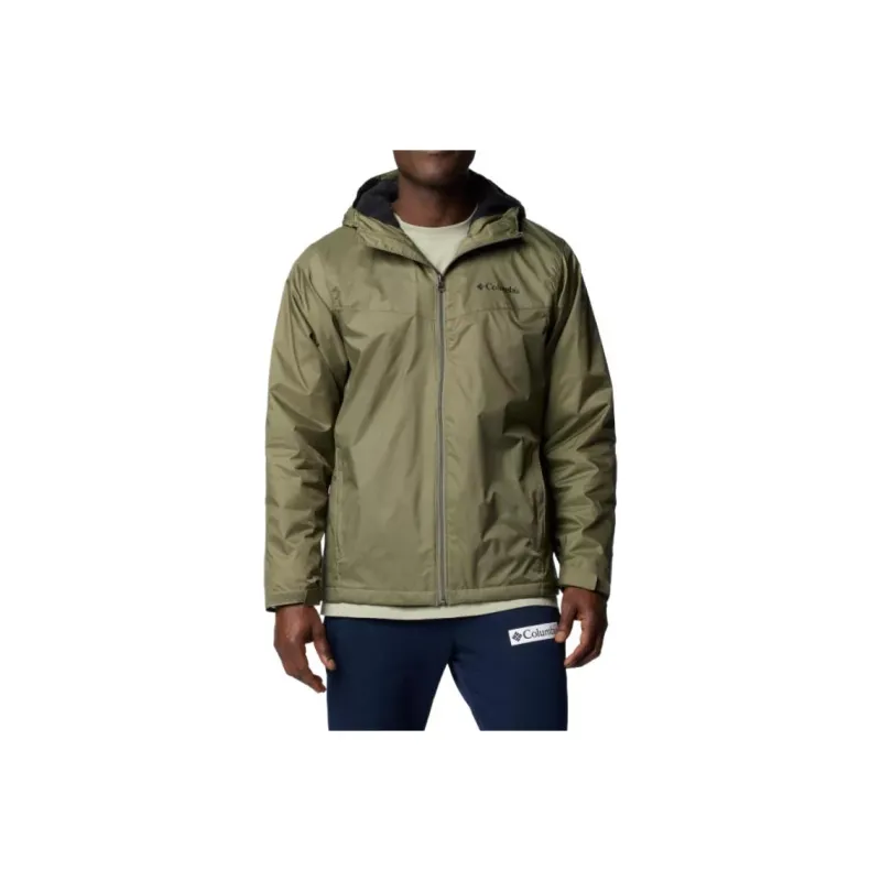 Columbia Glennaker Sherpa Lined Jacket Men's Stone Green-0