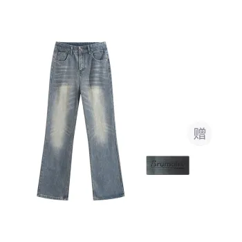 BRUMAIRE Jeans Unisex Denim Blue Includes Brooch