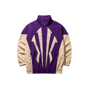 Anta Basketball Collection Jackets Coats Unisex Chestnut Khaki/Chinese Potato Purple
