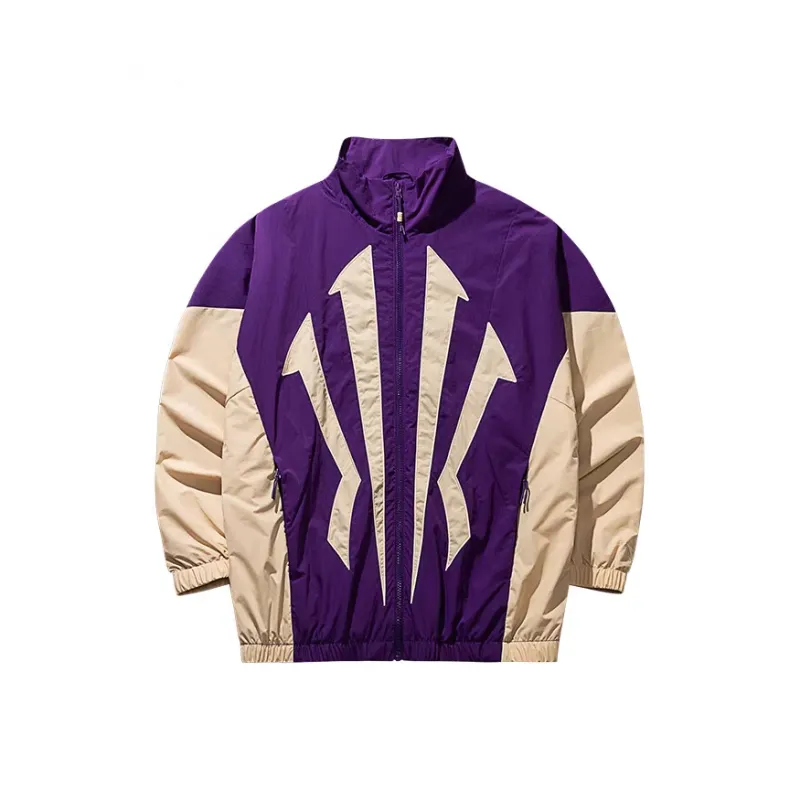 Anta Basketball Collection Jackets Coats Unisex Chestnut Khaki/Chinese Potato Purple-0