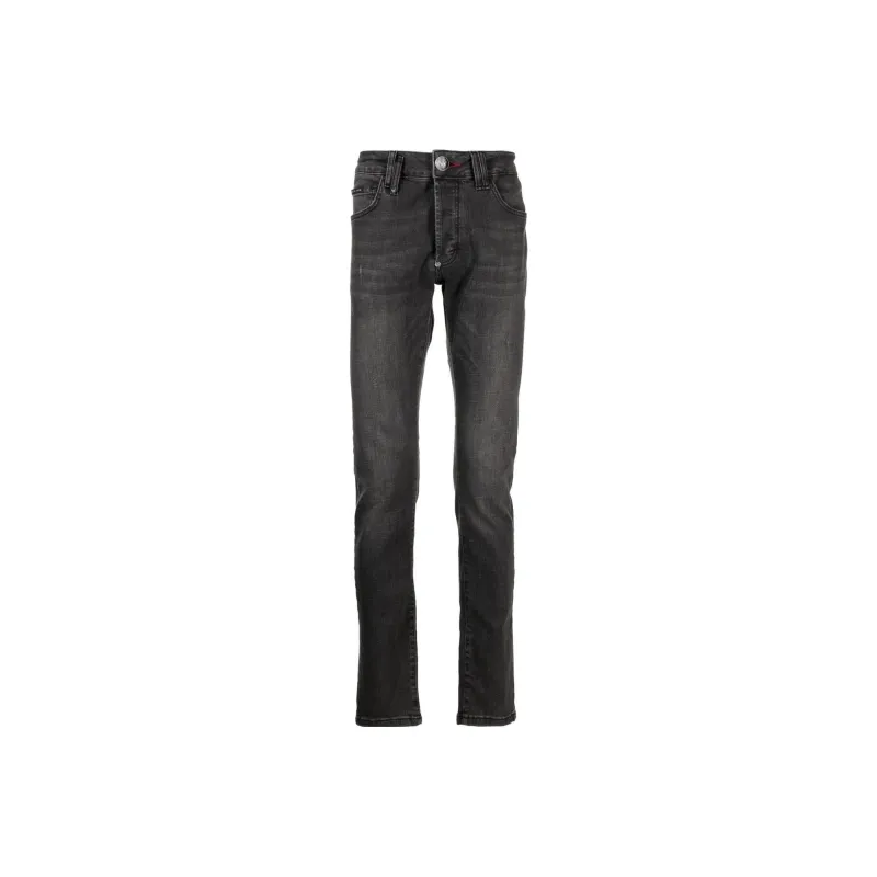 PHILIPP PLEIN Straight leg Cut Jeans-0