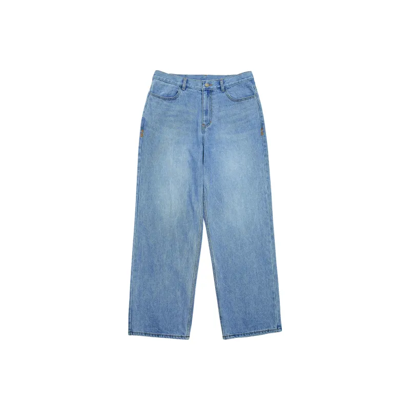 ADER ERROR High rise Straight Jeans-0