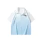 White Blue (Short-Sleeved Shirt Style)