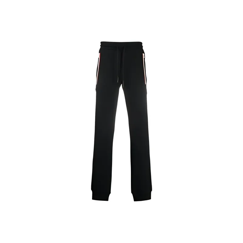 Moncler Knitted Sweatpants Men Black-0