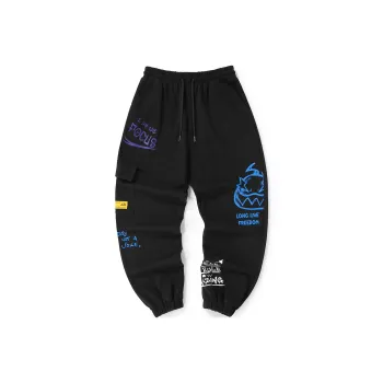 GENANX Jogger Sports Pants Unisex Black