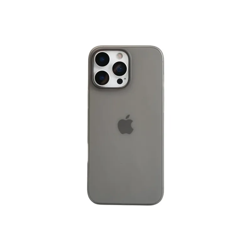 Sopi Acrylic Material Matte Extra Thin Transparent Phone Cases Compatible With IPhone 16/15 Pro Max/Apple 13/14 Pro/Max-4