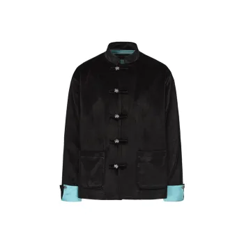 GALLIANO LANDOR Jackets Coats Unisex Black Blue