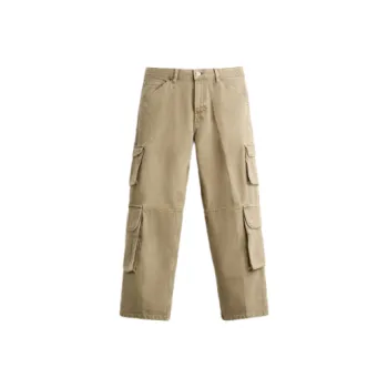 ZARA Jeans Men Khaki