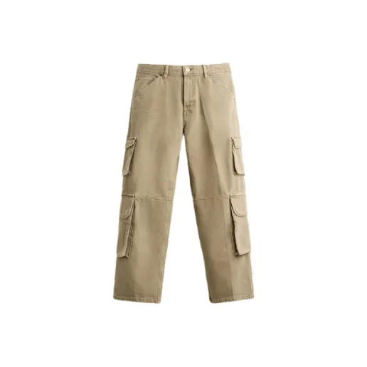 ZARA Jeans Men Khaki-0