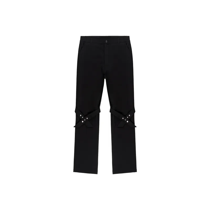XINYINSU Casual Pants Unisex Black-0