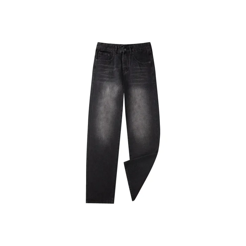 DKPD Spring And Autumn Jeans Unisex Black-0