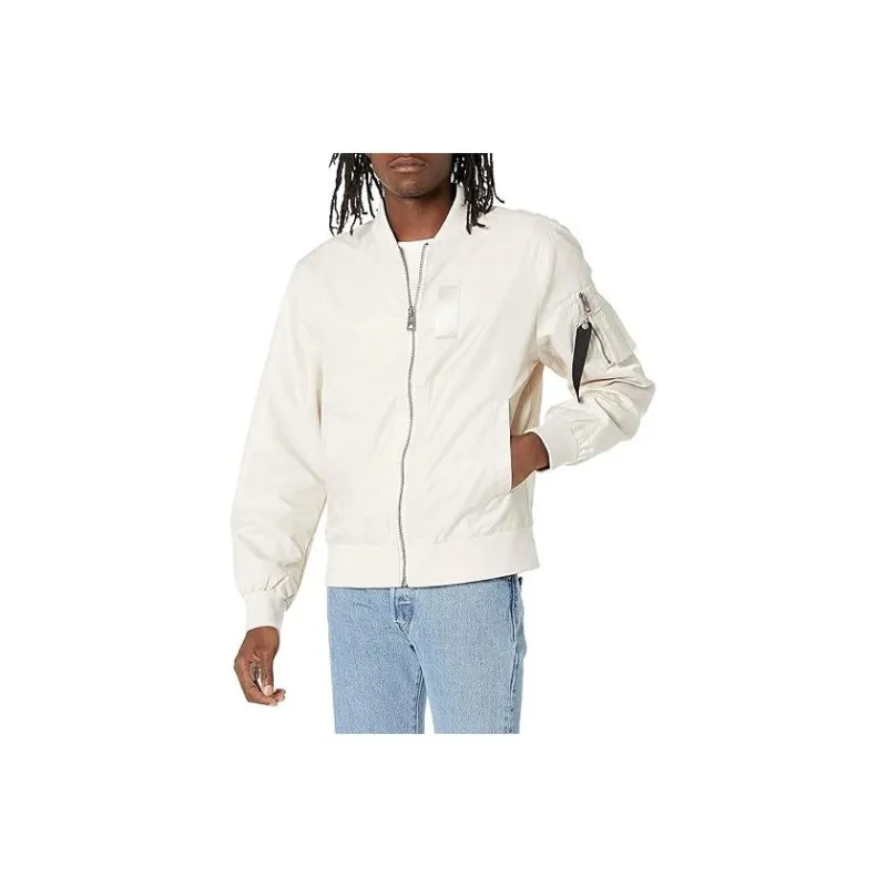 GUESS Jackets Coats Men's White-0