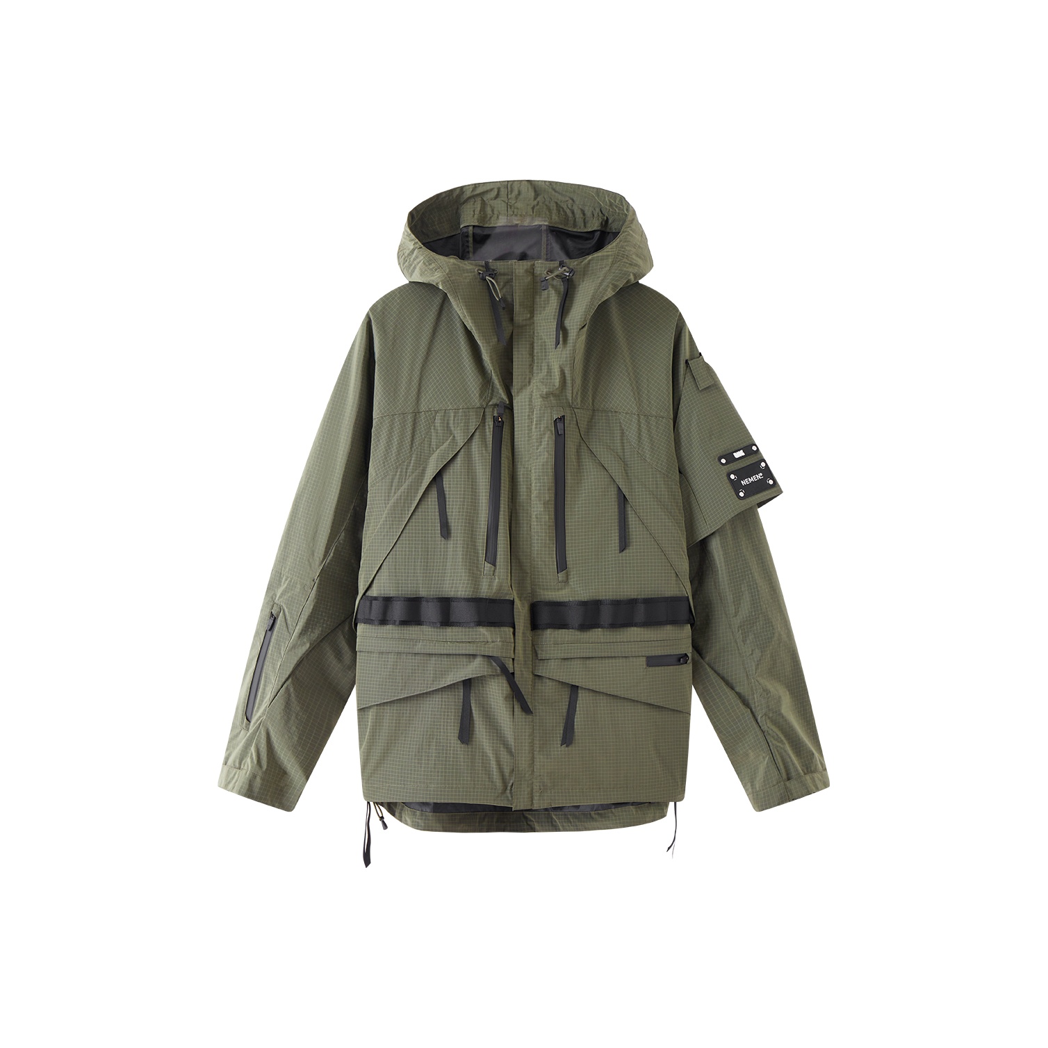 Stussy Spray Dye Hooded Work Jacket Orange S - POIZON