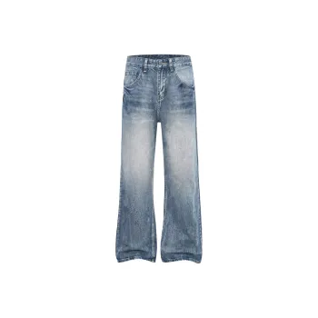 PAINT STAIN Jeans Unisex Light Blue Tones