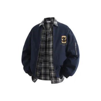 LIVINGTOWN Jackets Coats Unisex Navy Blue