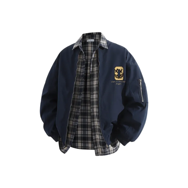 LIVINGTOWN Jackets Coats Unisex Navy Blue-0