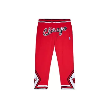 Mitchell & Ness Knitted Sports Pants Men's Red