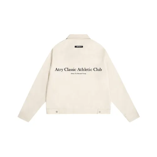 Atry Alphabet Slogan Series Leather Jacket Unisex