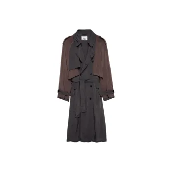 ZARA Trench Coat Men's Brick Red