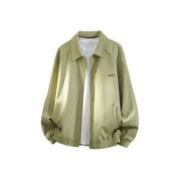 YOSICIL Jackets Coats Men's Matcha Green