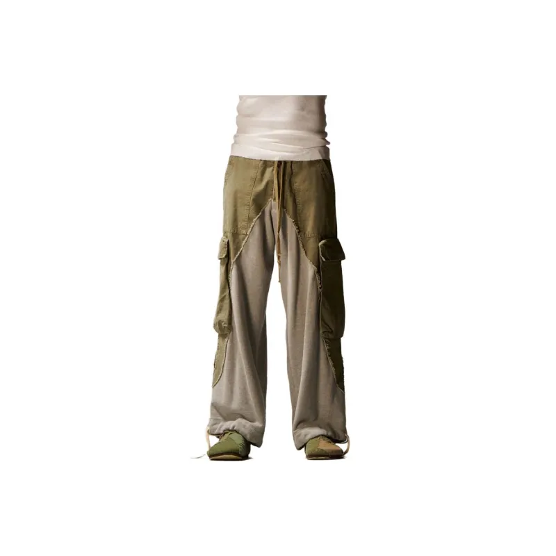 GREG LAUREN Cargo Pants Men's Army Green-0