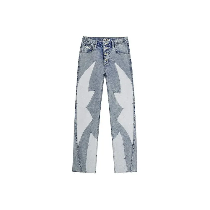 CEEC LA Straight Jeans Unisex Blue-0