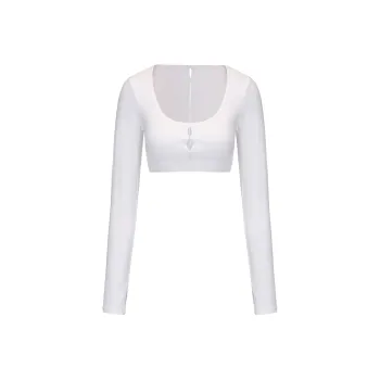 ORIASTAR Crop Top Women's White