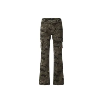 SUNSETMONENT Jeans Unisex Camouflage