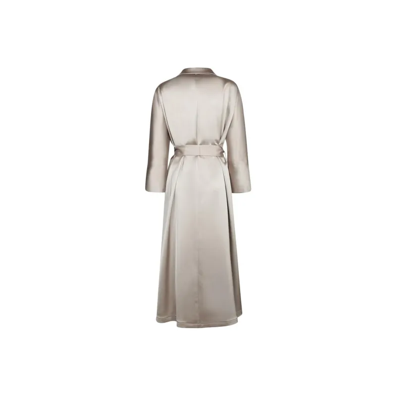 HERNO Satin Trench Coat-1