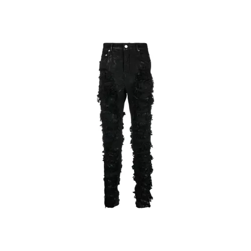 RICK OWENS Drkshdw Distressed Slim Fit Jeans
