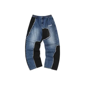 GENANX Jeans Unisex Black Blue