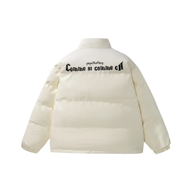 Pepe The Frog Puffer Jacket Unisex-3