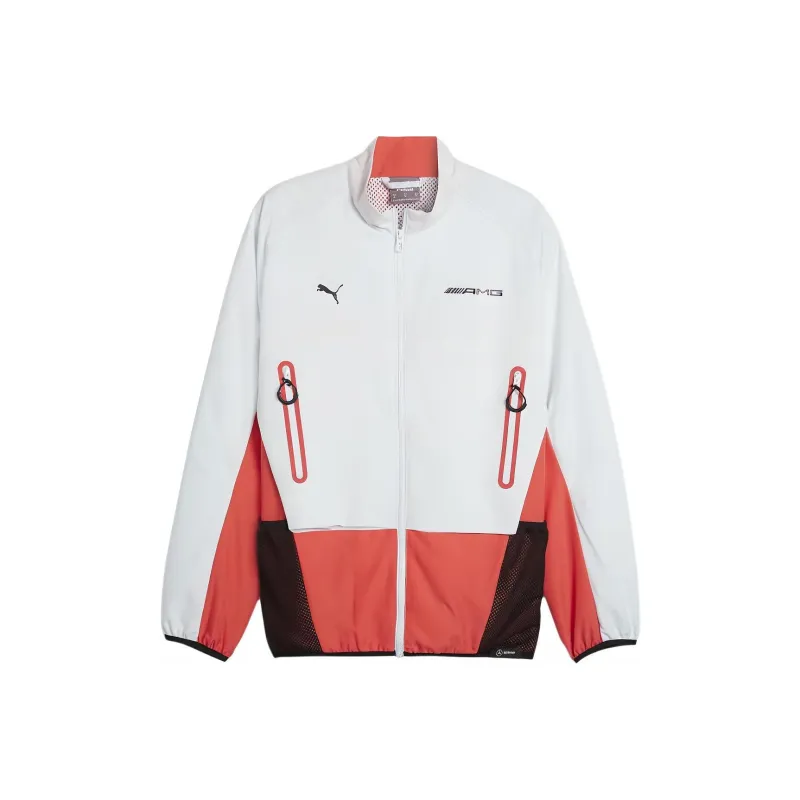 PUMA AMG Men's Motorsport Statement Woven Jacket Jackets Coats Men's White-0