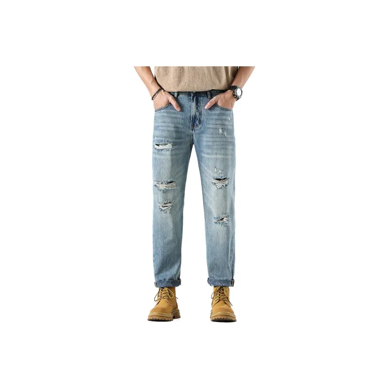 Devanro Jeans Men Blue-0