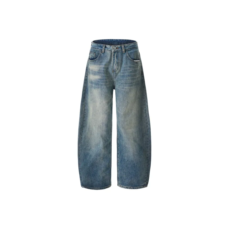 Yiwen Jeans Unisex Blue-0