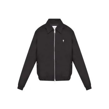 AMIPARIS Paris Ami De Coeur Logo Plaque Zipped Jacket
