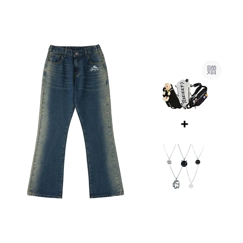 LIGHTNING BEAR Jeans Unisex-4