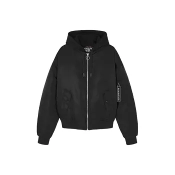 VERSACE JEANS COUTURE SS24 Down Jacket Men's Black