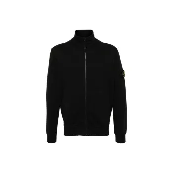 STONE ISLAND Cotton Jersey Cardigan