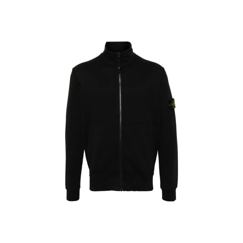 STONE ISLAND Cotton Jersey Cardigan-0