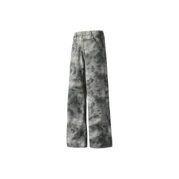 Mackyo Jeans Unisex Green Camouflage