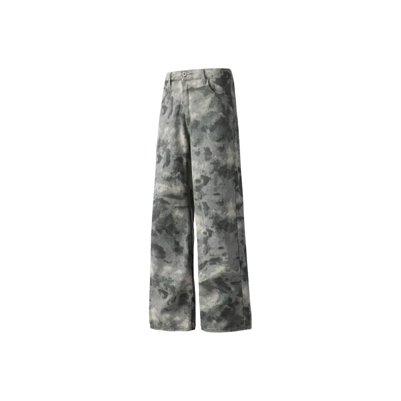 Mackyo Jeans Unisex Green Camouflage-0