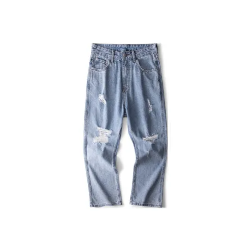 FAIRWHALE Jeans Unisex Denim Blue