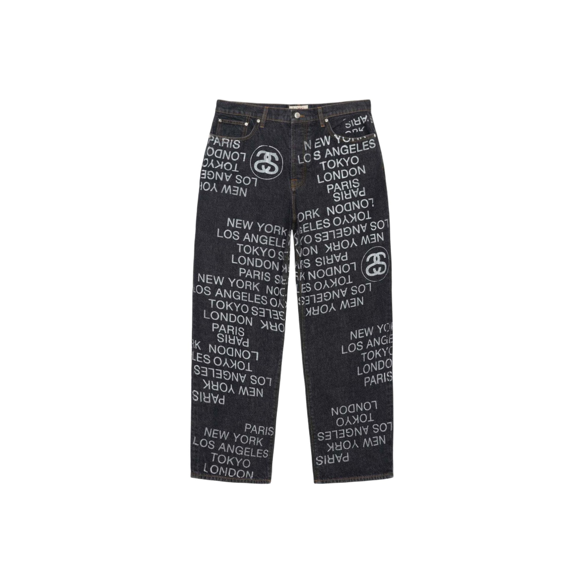 Stussy Relaxed Jean Denim Black 34 - POIZON Stussy Relaxed Jean Denim Black 34 - POIZON