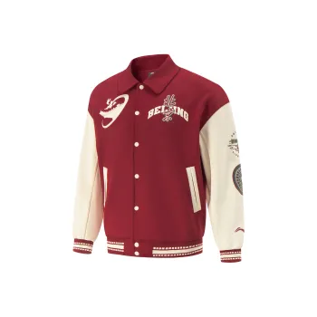 LiNing CBA Collection Jackets Coats Men's Dark Berry Red