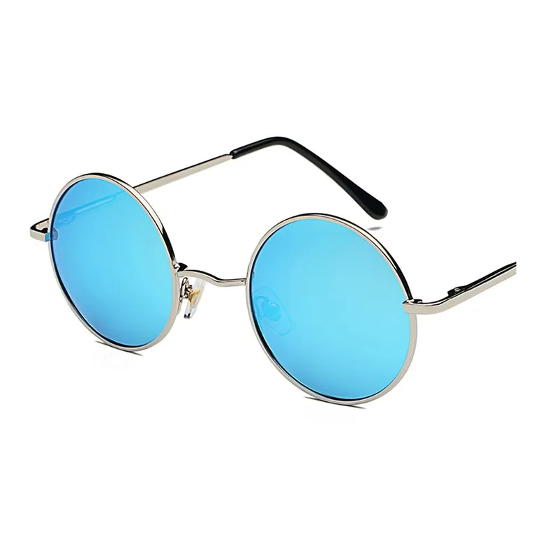 YUZHAOLIN Metal Round Sunglasses Unisex-4