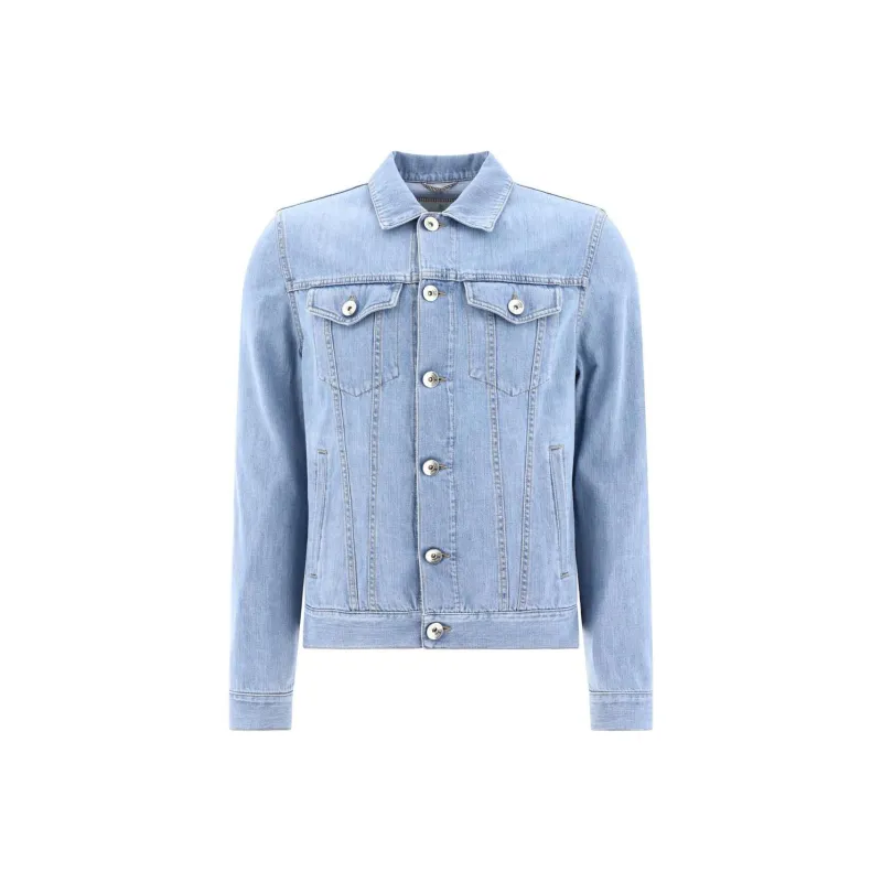 Brunello Cucinelli Buttoned Denim Jacket-0