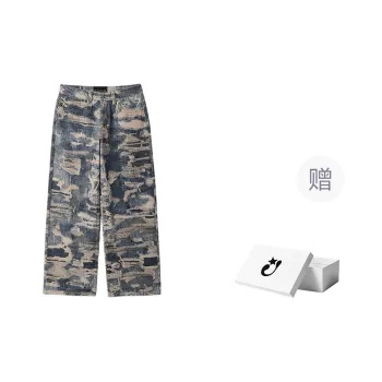 CEEC LA Jeans Classic Straight Fit Unisex Includes Gift Box Sets Blue