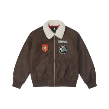 Converse Year Of The Dragon CNY Series Puffer Jacket Men's Brown